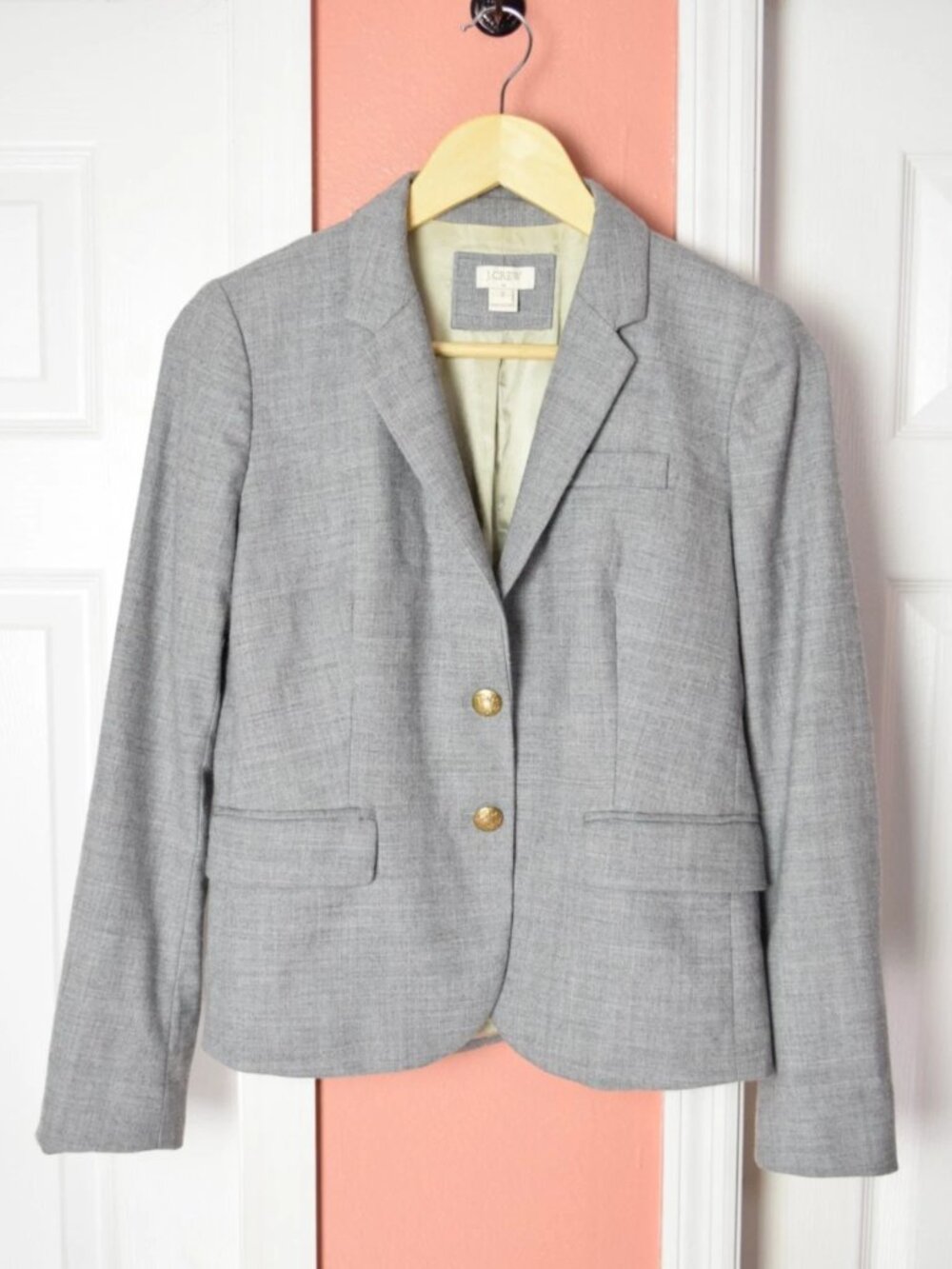J. CREW CLASSIC SCHOOLBOY SINGLE BREASTED BLAZER JACKET - Picture 2 of 11